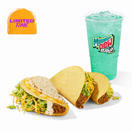 Cheesy Gordita Crunch Combo