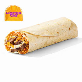 Melty Pepper Jack Steak Burrito
